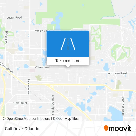Gull Drive map