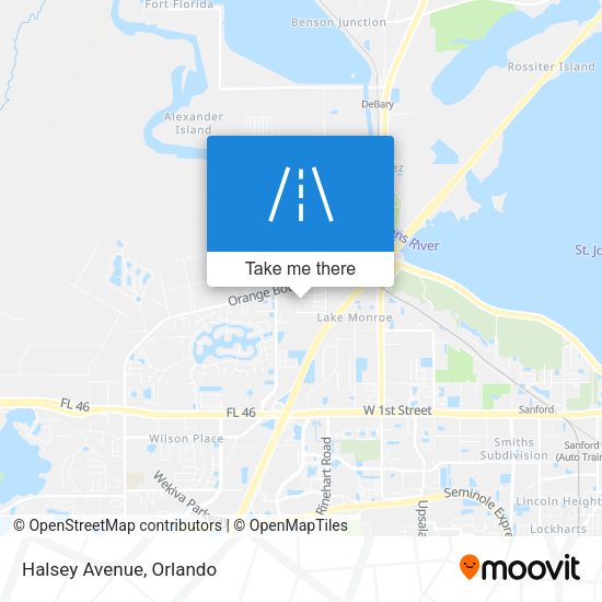 Mapa de Halsey Avenue