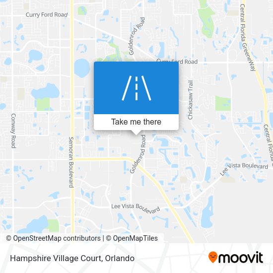Mapa de Hampshire Village Court