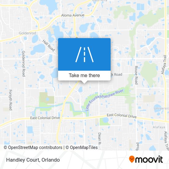 Mapa de Handley Court