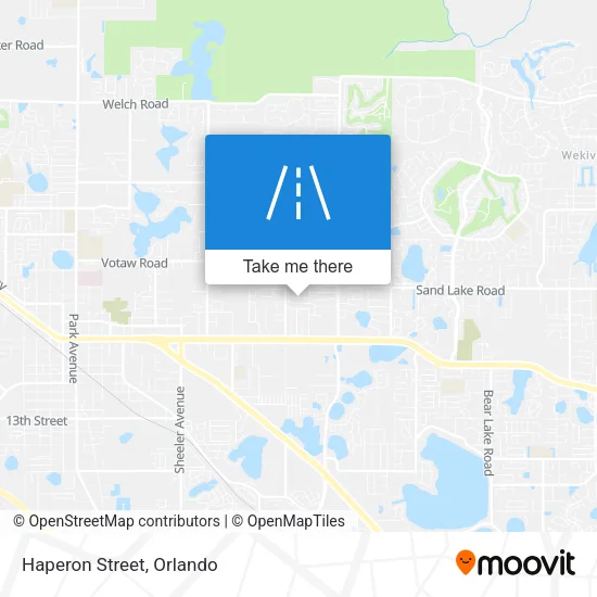 Haperon Street map