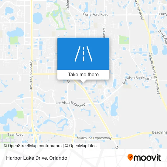 Harbor Lake Drive map