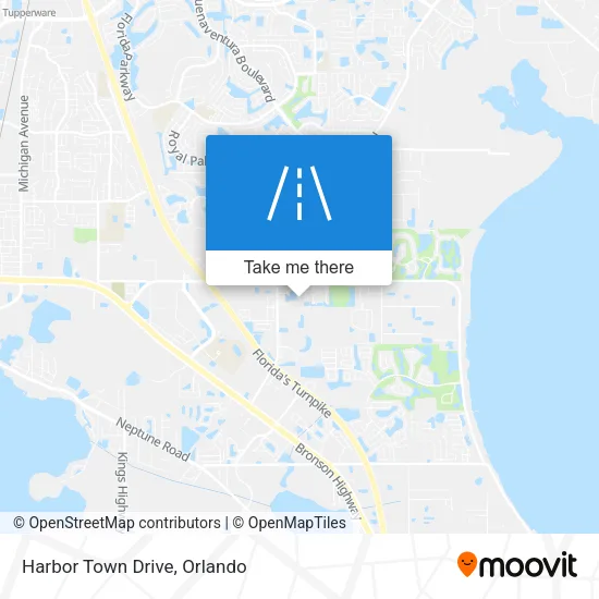 Harbor Town Drive map