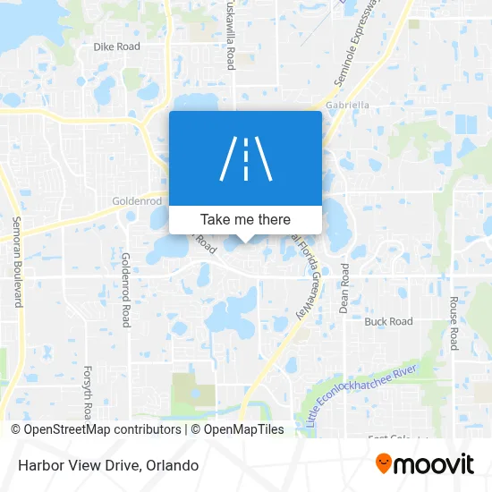 Harbor View Drive map