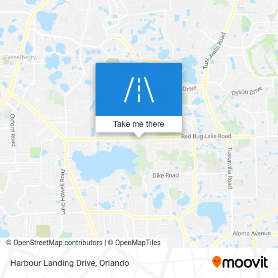 Harbour Landing Drive map