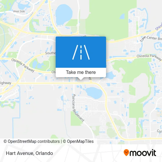 Hart Avenue map