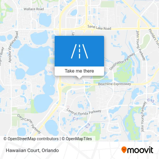 Hawaiian Court map