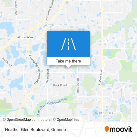 Mapa de Heather Glen Boulevard