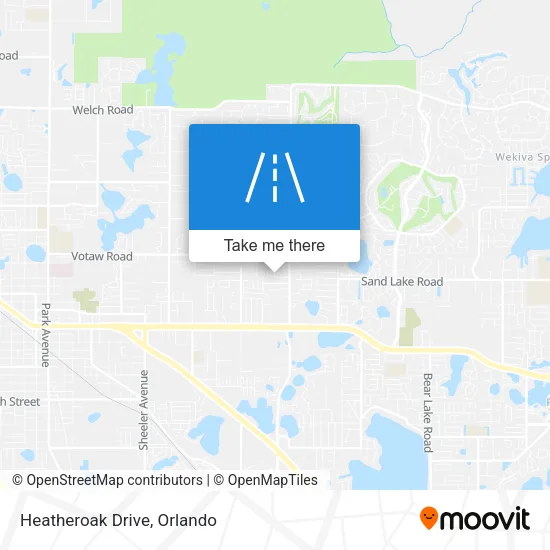 Heatheroak Drive map