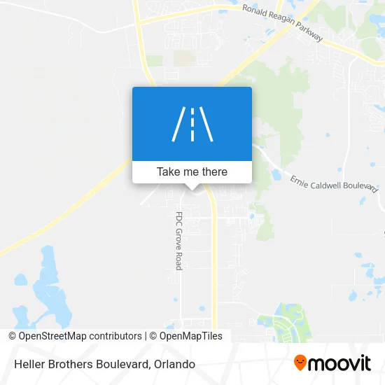 Heller Brothers Boulevard map