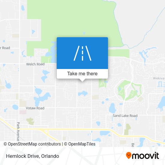 Mapa de Hemlock Drive