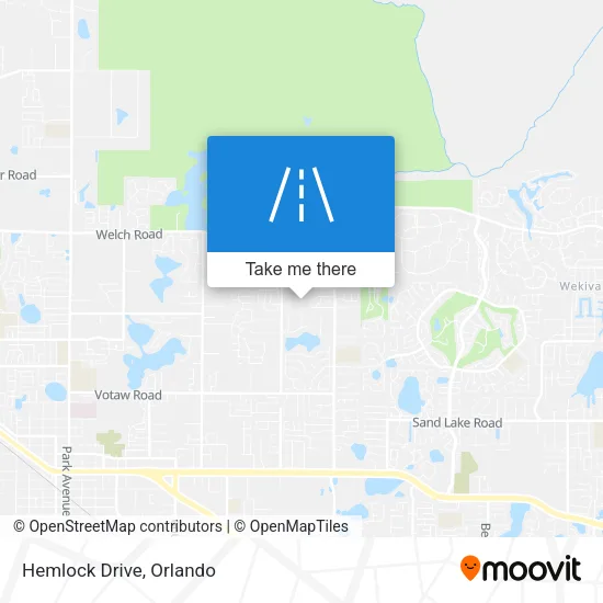 Hemlock Drive map