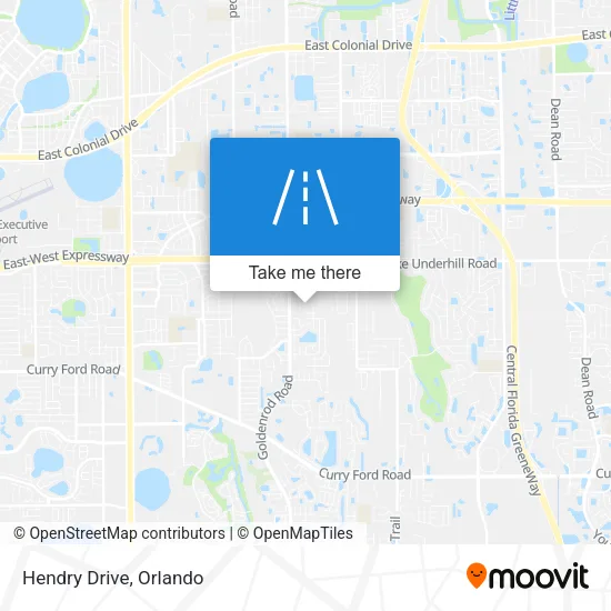 Hendry Drive map