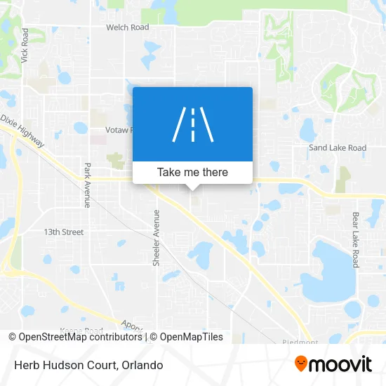 Herb Hudson Court map