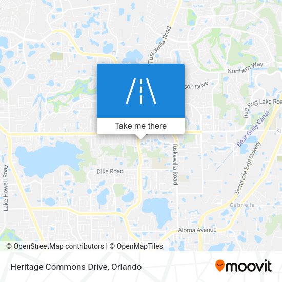 Heritage Commons Drive map