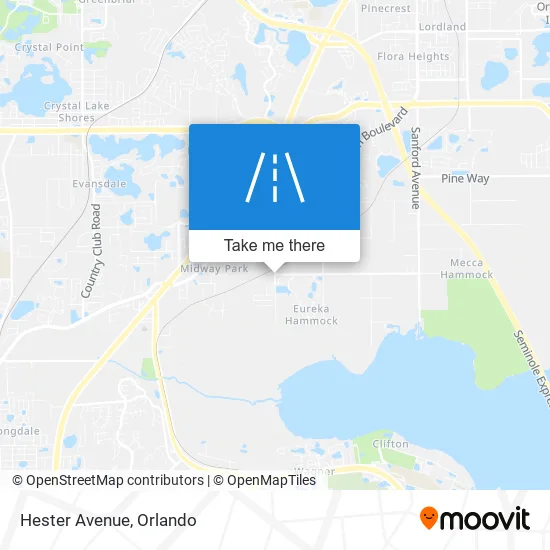 Hester Avenue map