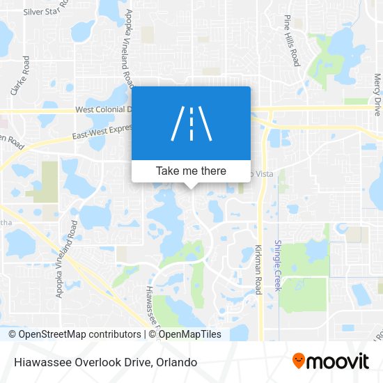 Mapa de Hiawassee Overlook Drive