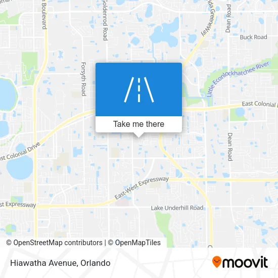 Hiawatha Avenue map