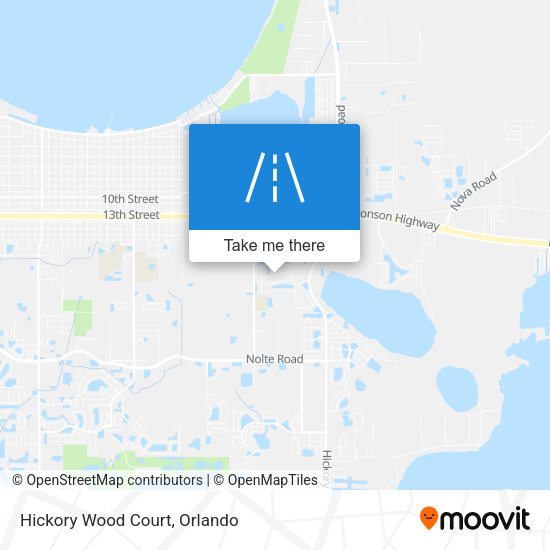 Mapa de Hickory Wood Court