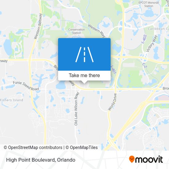 High Point Boulevard map