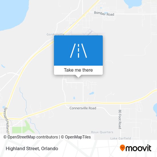 Mapa de Highland Street