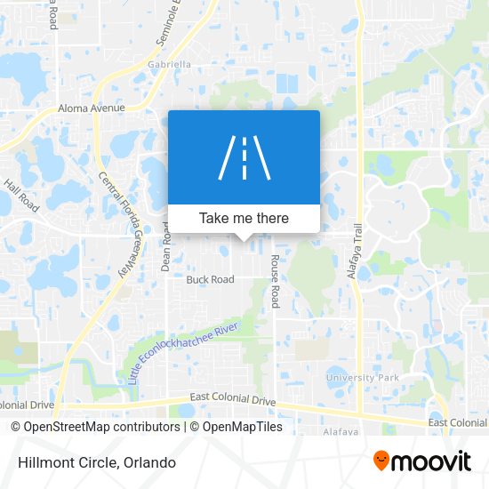 Mapa de Hillmont Circle