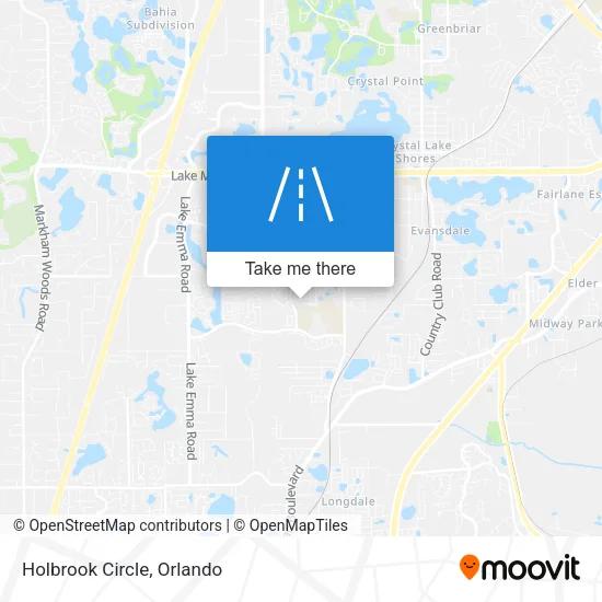 Holbrook Circle map