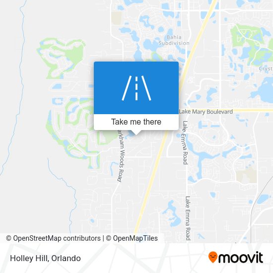 Holley Hill map