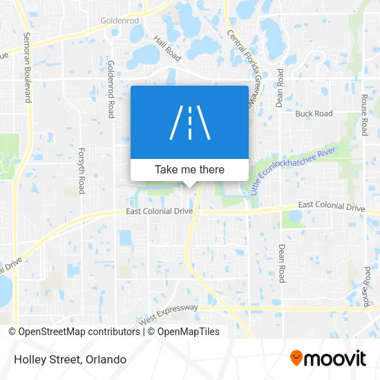 Holley Street map