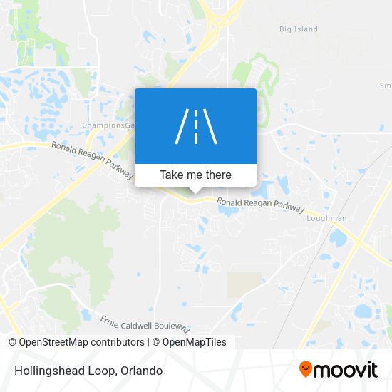 Mapa de Hollingshead Loop