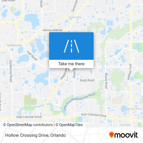 Mapa de Hollow Crossing Drive
