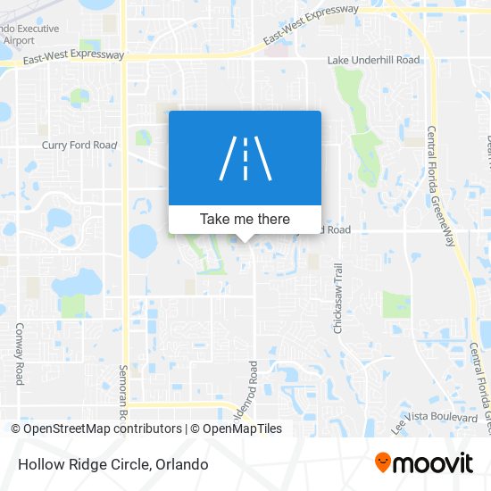 Hollow Ridge Circle map