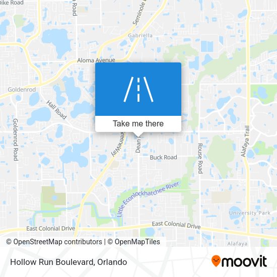 Mapa de Hollow Run Boulevard