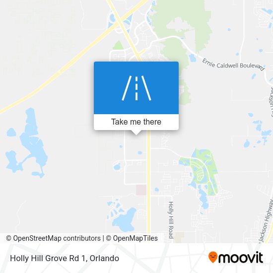 Holly Hill Grove Rd 1 map