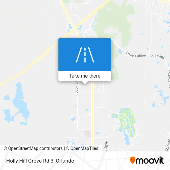Holly Hill Grove Rd 3 map
