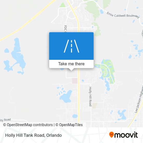 Mapa de Holly Hill Tank Road