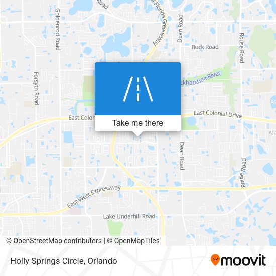 Holly Springs Circle map