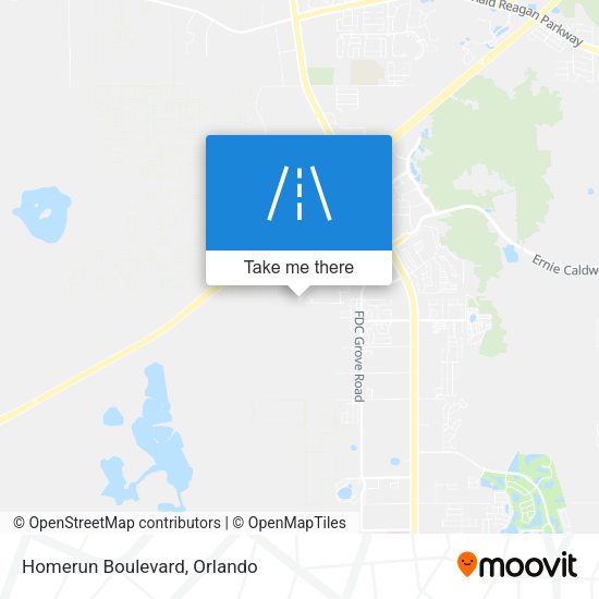 Mapa de Homerun Boulevard