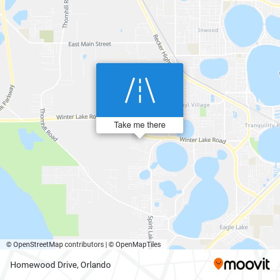 Homewood Drive map