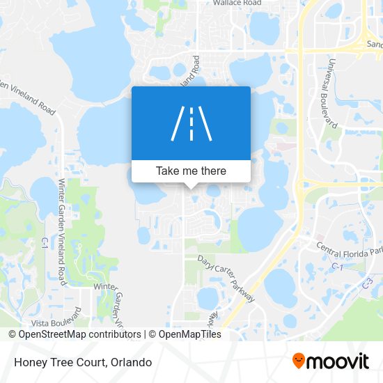 Mapa de Honey Tree Court