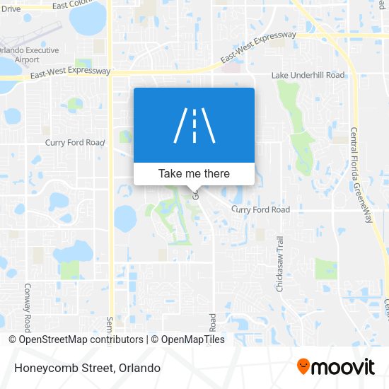 Mapa de Honeycomb Street