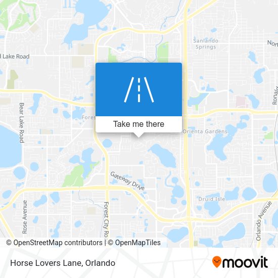 Mapa de Horse Lovers Lane