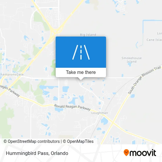 Hummingbird Pass map