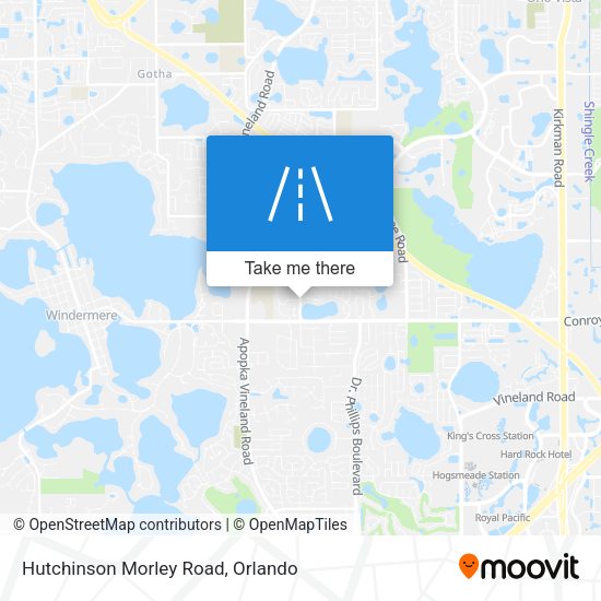 Hutchinson Morley Road map