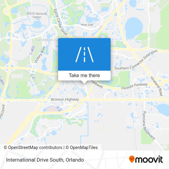 Mapa de International Drive South