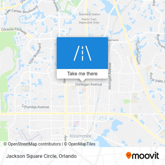 Jackson Square Circle map