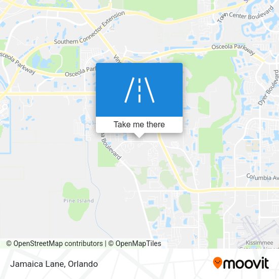 Mapa de Jamaica Lane
