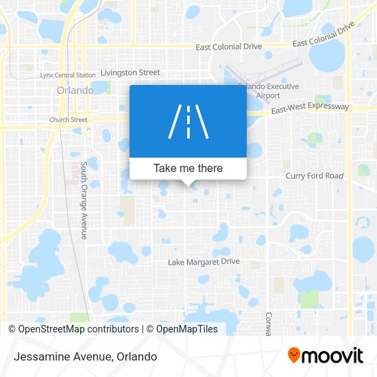 Mapa de Jessamine Avenue