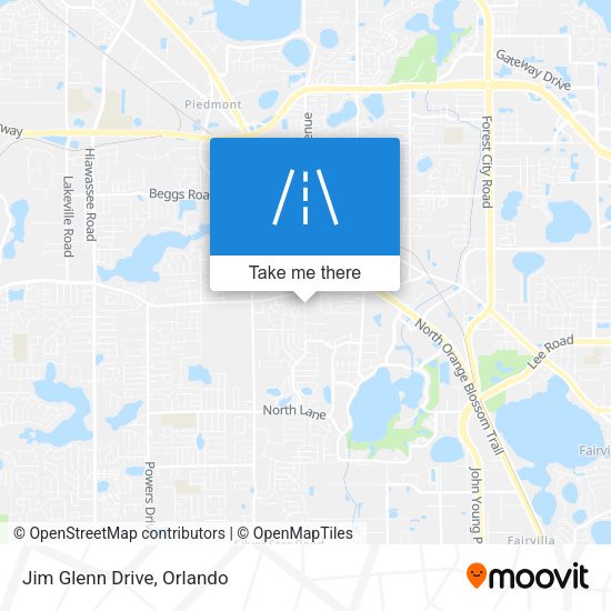 Mapa de Jim Glenn Drive