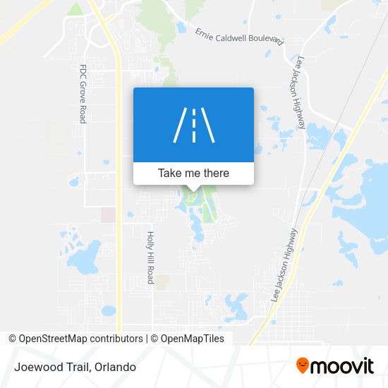 Mapa de Joewood Trail